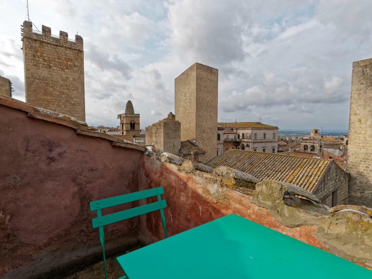 L'Arrocco - La Torre Col Mare Sul Tetto Daire Tarquinia Dış mekan fotoğraf